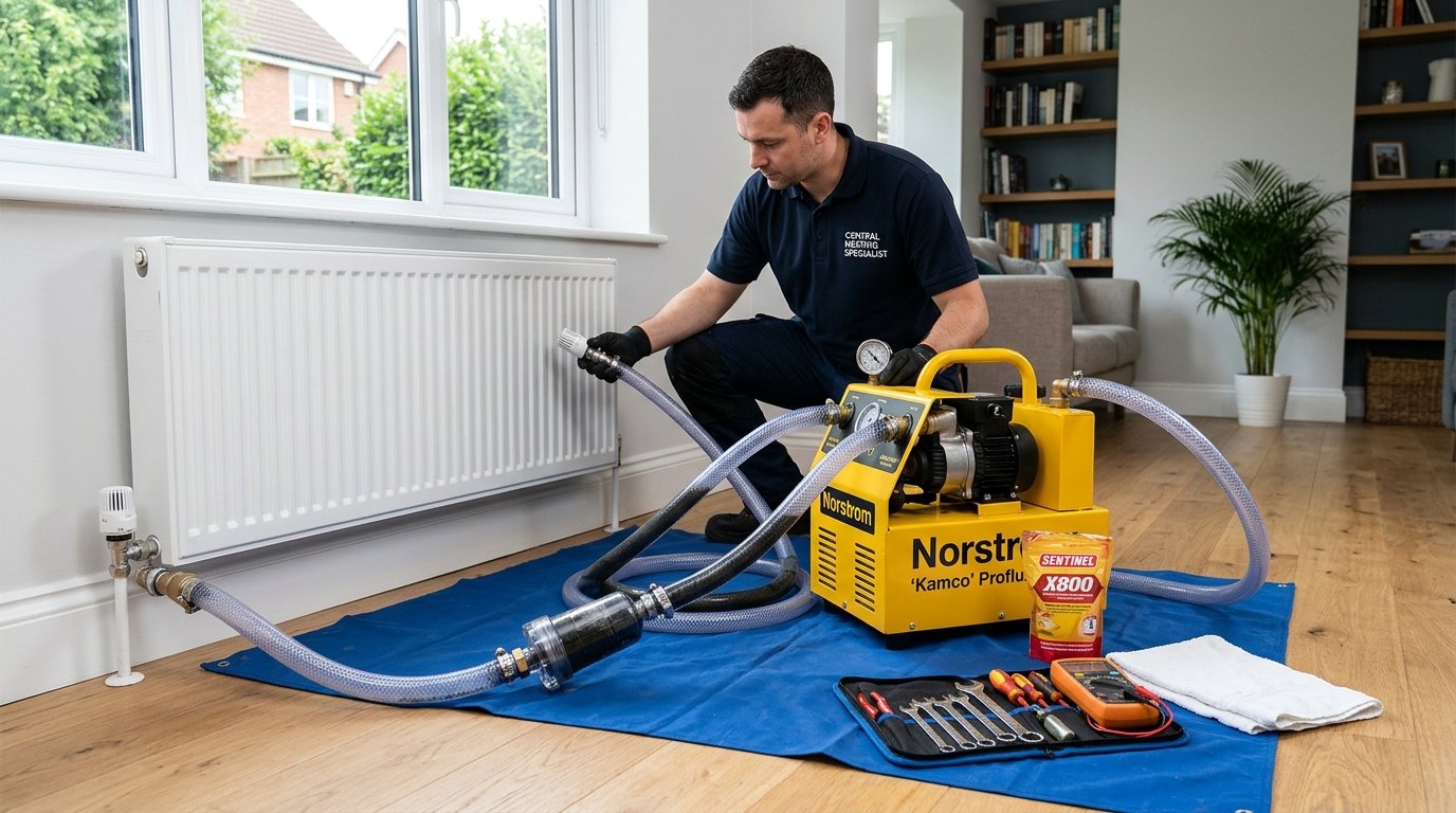 Central Heating Power Flushing & Cleansing